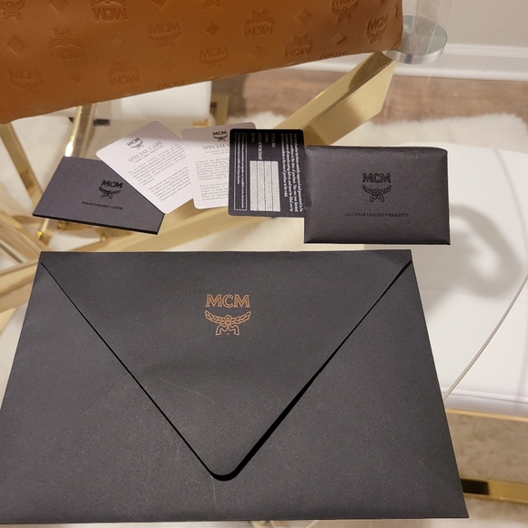 MCM Women's Klara Monogrammed Logo Large Leather - Picture 5 of 7